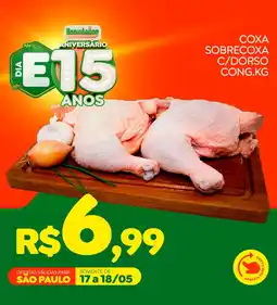 Econômico Atacadão Coxa sobrecoxa c/dorso cong. oferta