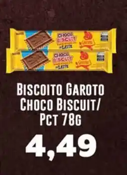 Supermercados Tauste Biscoito garoto choco biscuit/ pct oferta