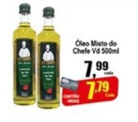 Higa's Supermercado Oleo Misto do Chefe Vd 500ml oferta