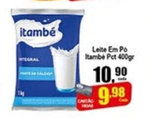 Leite em po Itambe Pct 400g