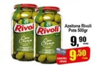 Higa's Supermercado Azeitona Rivoli pote 500g oferta