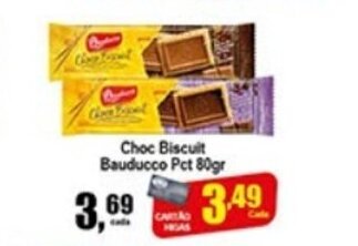 Higa's Supermercado Choc Biscuit Bauducco Pct 80g oferta