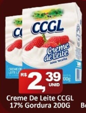 Rede Krill Creme de Leite CCGL 17% Gordura 200g oferta