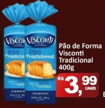 Pao de Forma Visconti tradicional 400g