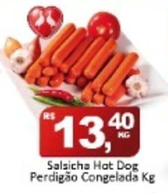 Rede Krill Salsicha Hot Dog Perdigao Congelada 1kg oferta