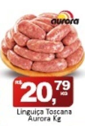 Rede Krill Linguica Toscana Aurora 1kg oferta