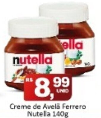 Rede Krill Creme de Avela Ferrero Nutella 140g oferta