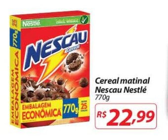 Nacional Cereal Matinal Nescau Nestle 770g oferta