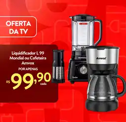 Le Biscuit Liquidificador L 99 Mondial ou Cafeteira Amvox oferta