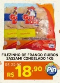 Pinheiro Supermercado Filezinho de frango guibon sassami congelado oferta