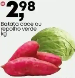 Frangolândia Batata doce ou repolho verde oferta