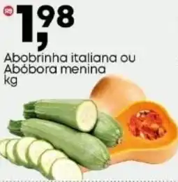 Abobrinha italiana ou Abóbora menina