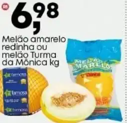 Frangolândia Melão amarelo redinha ou melão Turma da Mônica oferta