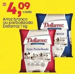 Frangolândia Arroz branco ou parboilizado Dellarroz oferta