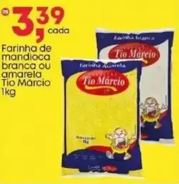 Frangolândia Farinha de mandioca branca ou amarela Tio Márcio oferta