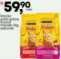 Frangolândia Ração para gatos Purina Friskies sabores oferta