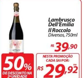 Lambrusco Dell'Emilia II Roccolo 750ml