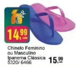 Negreiros Chinelo Feminino ou Masculino Ipanema Clássica oferta