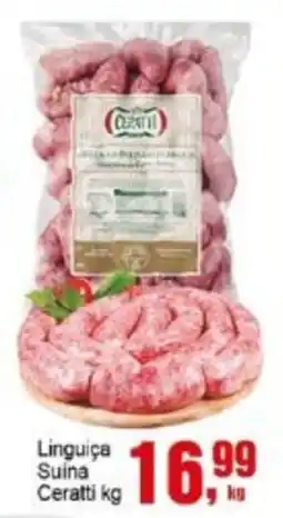 Negreiros Linguiça Suina Ceratti oferta