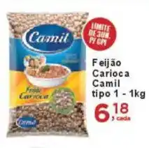Rossi Supermercado Feijão Camil tipo 1 oferta