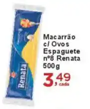 Rossi Supermercado Macarrão cl Ovos Espaguete n°8 Renata oferta