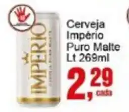Negreiros Cerveja Império Puro Malte Lt oferta