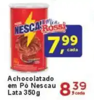 Rossi Supermercado Achocolatado em Pó Nescau Lata oferta