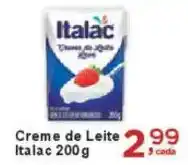 Rossi Supermercado Creme de Leite Italac oferta