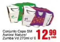 Negreiros Conjunto Copo SM Aurora/ Nature/ Zumba Vd oferta