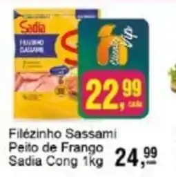 Negreiros Filézinho Sassami Peito de Frango Sadia Cong oferta