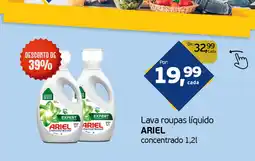 Cometa Supermercados Lava roupas líquido ARIEL concentrado oferta