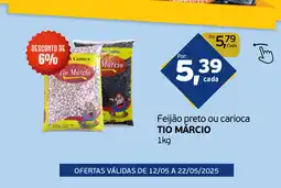 Cometa Supermercados Feijão preto ou carioca TIO MÁRCIO oferta