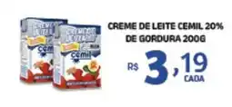 Bahamas Mix Creme de leite cemil 20% de gordura oferta