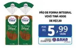 Bahamas Mix Pão de forma integral vovó tina oferta