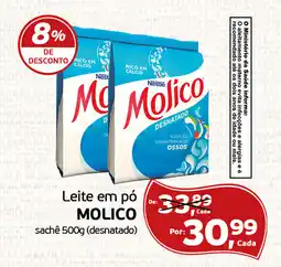 Cometa Supermercados Leite em pó MOLICO sachê (desnatado) oferta