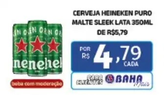 Bahamas Mix Cerveja heineken puro malte sleek lata oferta