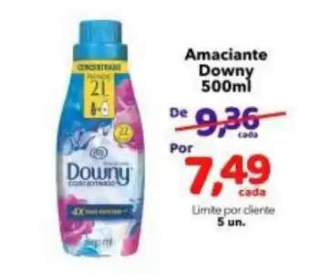 Lopes Supermercados Amaciante Downy 500ml oferta