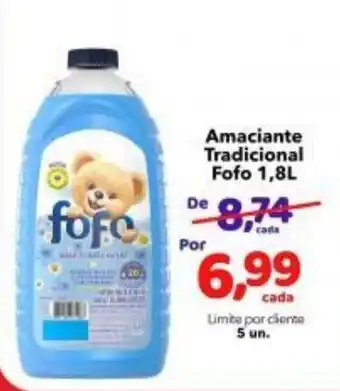 Amaciante Tradicional Fofo 1.8L