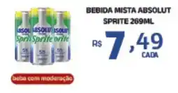 Bahamas Mix Bebida mista absolut sprite oferta