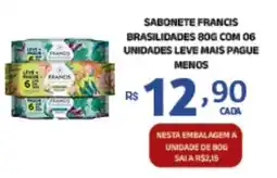 Bahamas Mix Sabonete francis brasilidades bog com 06 unidades leve mais pague menos oferta