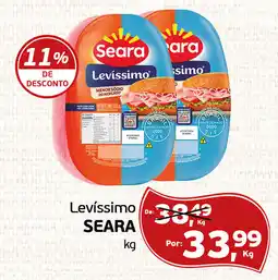 Cometa Supermercados Levíssimo SEARA oferta
