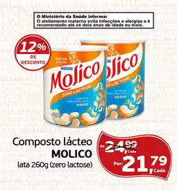 Cometa Supermercados Composto lácteo MOLICO lata oferta