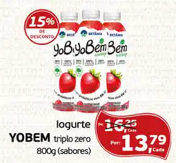 Cometa Supermercados logurte YOBEM triplo zero (sabores) oferta