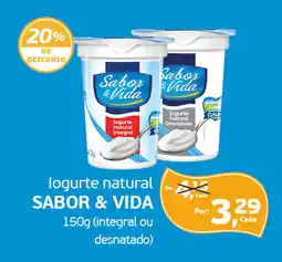 Cometa Supermercados logurte natural SABOR & VIDA oferta
