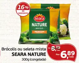 Cometa Supermercados Brócolis ou seleta mista SEARA NATURE oferta
