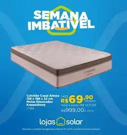 Lojas Solar Colchão Casal Alessa oferta