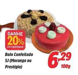 Sj Supermercados Bolo Confeitado SJ (Morango ou Prestígio) oferta