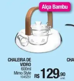 Milium Chaleira de vidro oferta