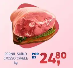 Pernil suíno c/osso c/pele