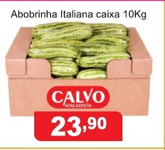 Abobrinha Italiana Caixa 10kg